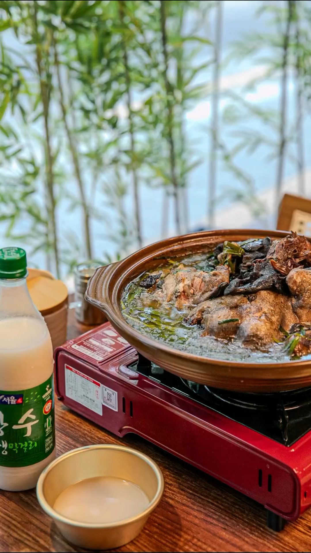 닭볶음탕과 막걸리 페어링 샷